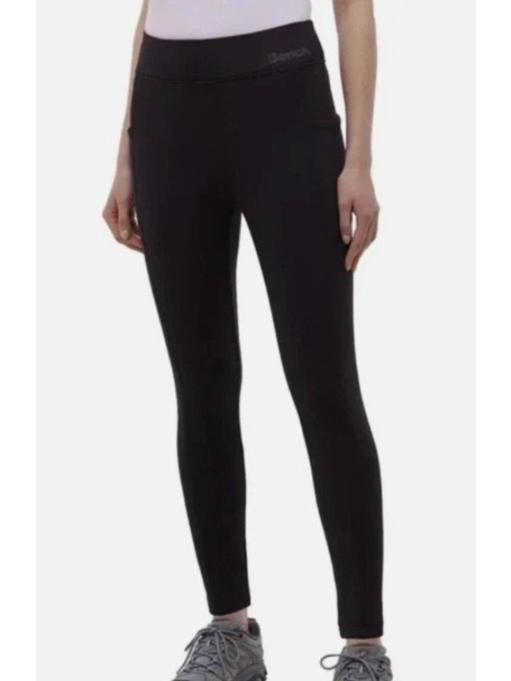NWT Bench Urbanwear Women's XXL Black Leggings Fleece Lined Side Pockets